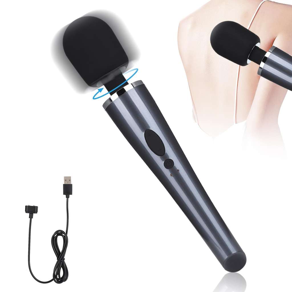 Electric Handheld Neck Massager, 10 Speeds Vibrator Wand - Sold By Orfaty FBA