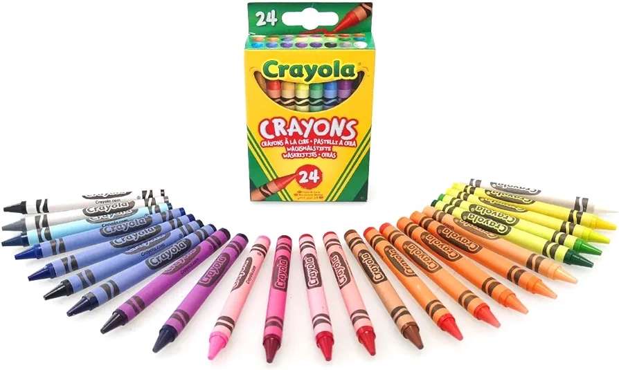 CRAYOLA Crayons, Bright Strong Colours, Multi, 24 Count (Prime Exclusive Deal)