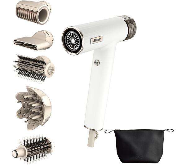 SHARK HD352UK SpeedStyle RapidGloss Finisher & High-Velocity Hair Dryer with Storage Bag - with code