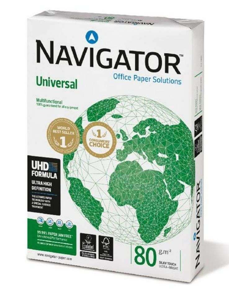 Navigator Universal 80 gsm A4 Printer Paper 400 Sheets