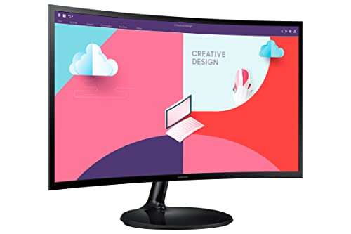 Samsung LS24C360EAUXXU 24" Curved FullHD 1080p Monitor - 1920x1080, HDMI, VGA