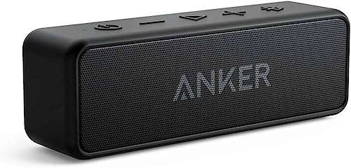 Anker Soundcore 2 Portable Bluetooth Speaker with 12W Stereo Sound, BassUp, IPX7 Waterproof - Sold by AnkerDirect UK / FBA (Lightning Deal)