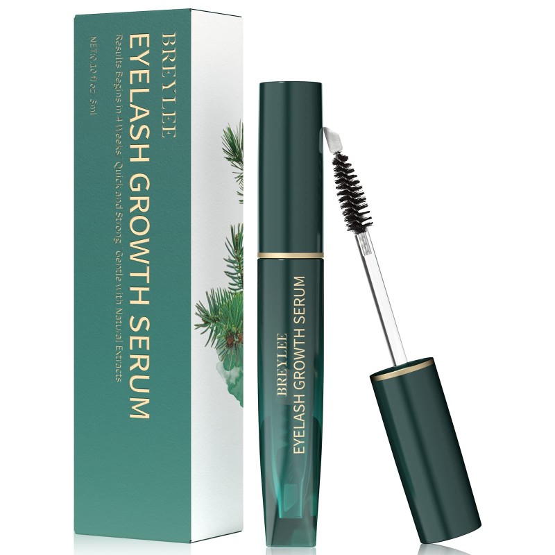 Eyelash Growth Serum BREYLEE Lash Serum for Thicker Brows and Grow Bows Faster, Longer, Fuller