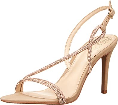 Vince Camuto Women's Luanna Crystal Strap Heel Sandals