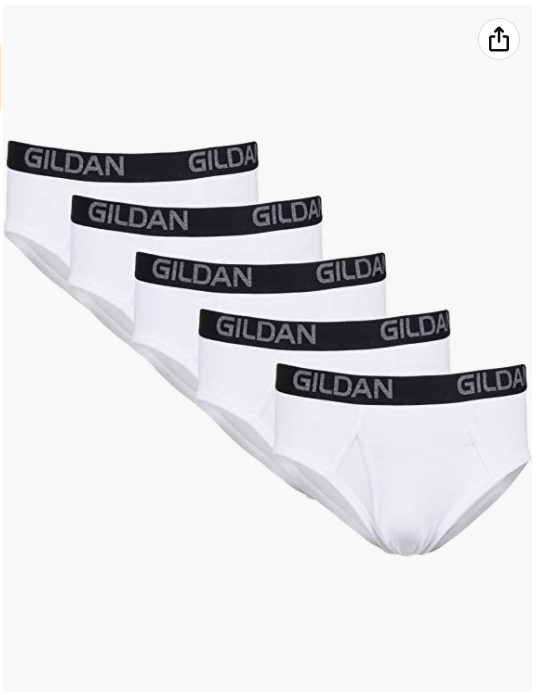Gildan Men's Stretch Cotton Briefs, 5 Pack