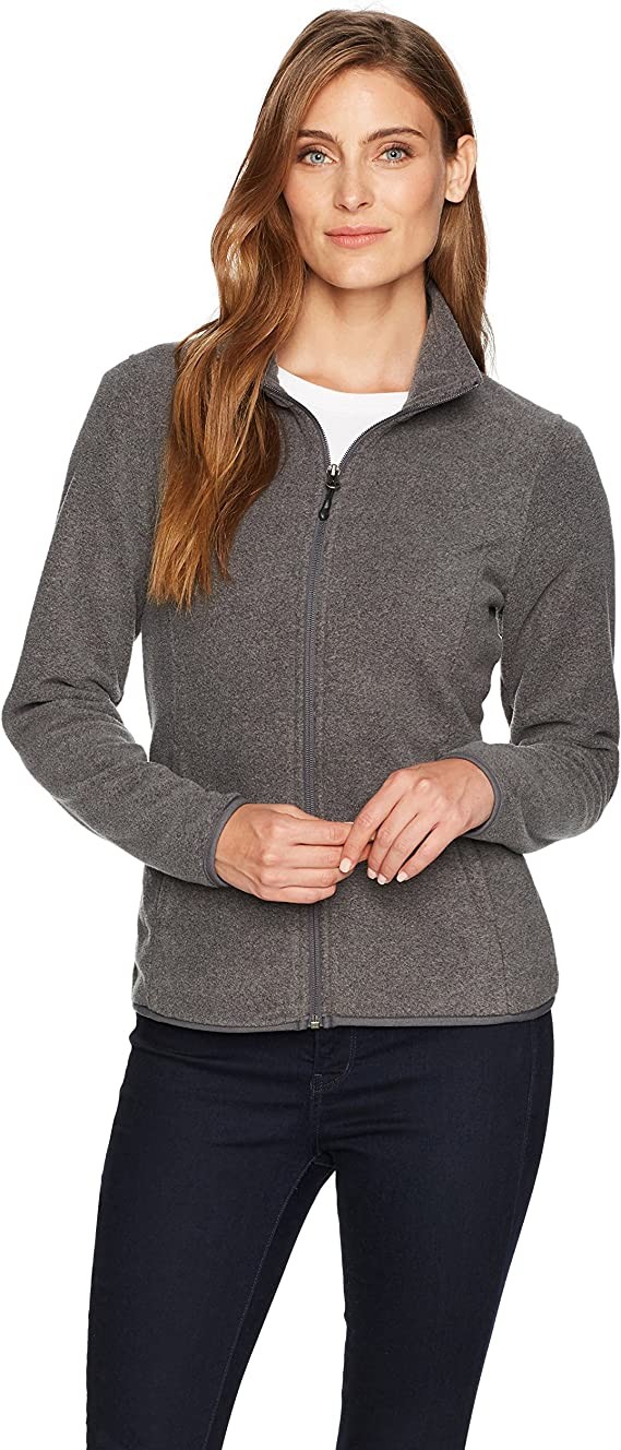 Amazon Essentials Women's Classic-Fit Long-Sleeve Full-Zip Polar Soft Fleece Jacket (Available in Plus Size)