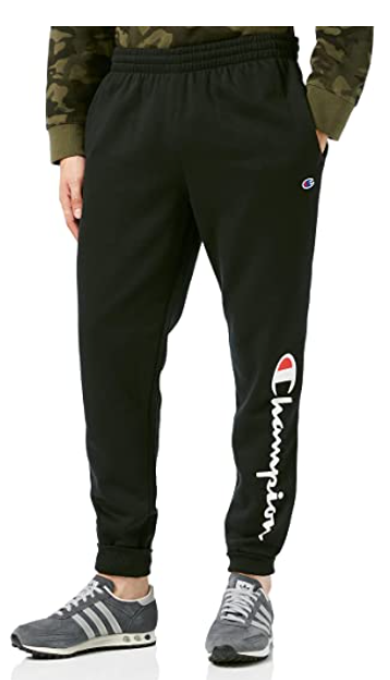 Champion Men's Powerblend Fleece Jogging Pants, Left Hip C