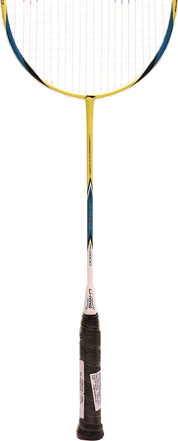 LI-NING Badminton Racket G-Force Series Player Edition Light Weight Carbon Graphite Shaft 78 + GMS with Full Carrying Bag Cover