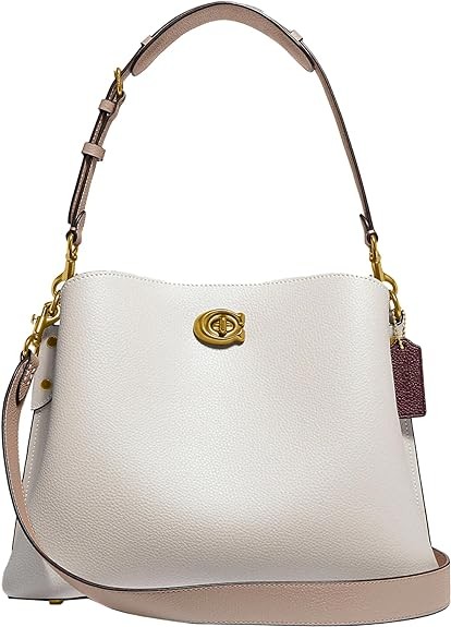 Coach Color-Block Leather Willow Shoulder Bag