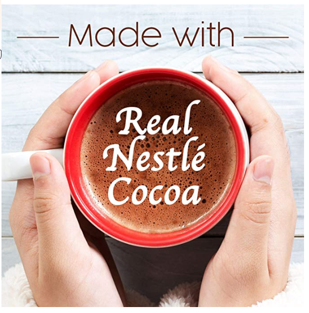 Nestle Hot Chocolate Mix, Dark Chocolate Flavored Hot Cocoa, Bulk Whipped Cocoa, 2 lbs
